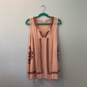 Blu Pepper pale pink boho tunic!